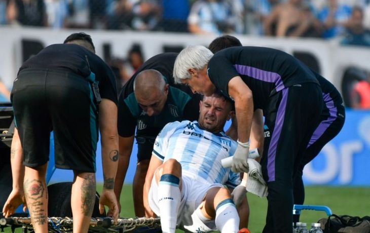 El tobillo de Maravilla Martínez encendió la alarma en Racing