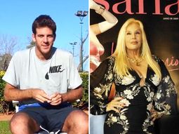 Del Potro se sumó a la moda del agua helada y desafió a ¡Susana Giménez!