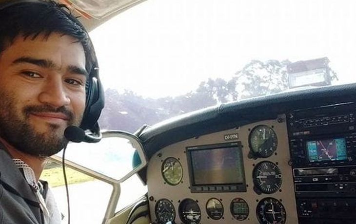 La avioneta era tripulada por el piloto Matías Ronzano