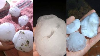 las imagenes de la feroz tormenta en mendoza: cayo granizo del tamano de una mano las imagenes de la feroz tormenta en mendoza: cayo granizo del tamano de una mano
