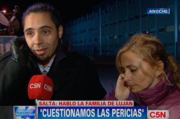 Los familiares de Luján Peñalva hablaron con la prensa