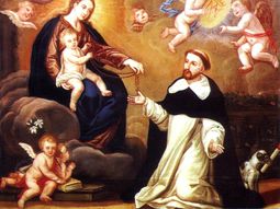 Santo Domingo de Guzmán creó la orden de los Predicadores. Santo Domingo de Guzmán creó la orden de los Predicadores.