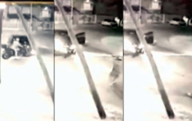 VIDEO: Así fusilaron a un policía en Luis Guillón