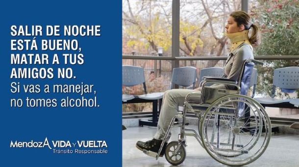 Impactante campaña para la concientización vial en Mendoza