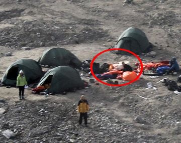 Campamento tragico