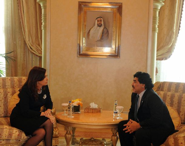 Diego Maradona: Yo iría a una fórmula con Cristina Kirchner