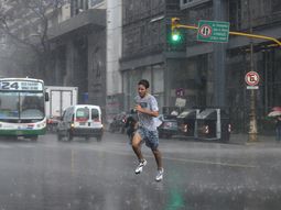 Llueve en la Ciudad y puede haber tormentas fuertes