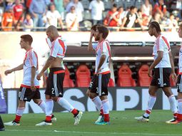 Los jugadores de River tras la derrota en el Superclásico Los jugadores de River tras la derrota en el Superclásico
