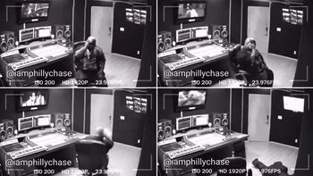 A CeeLo Green le explotó un celular mientras hablaba A CeeLo Green le explotó un celular mientras hablaba