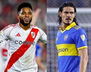 Miguel Borja / Edinson Cavani.