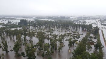 Las inundaciones en distintos puntos del país preocupan al agro en plena zafra. Las inundaciones en distintos puntos del país preocupan al agro en plena zafra.