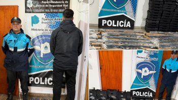 Fue detenido sobre la Ruta 9 con un arsenal de armas Fue detenido sobre la Ruta 9 con un arsenal de armas