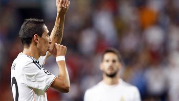 con dos goles de di maria, el real supero a copenhague con dos goles de di maria, el real supero a copenhague