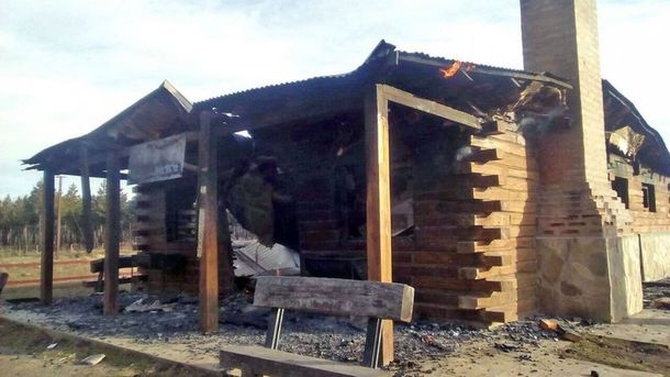 Un incendio destruyó una estación de La Trochita