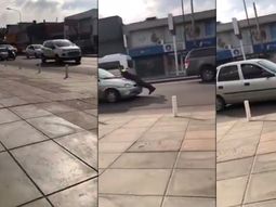 Quiso evitar un control de tránsito y arrastró a un agente varios metros