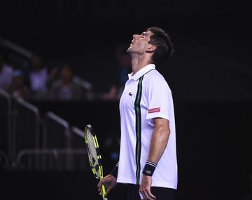 Delbonis luchó pero no pudo frente al gigante