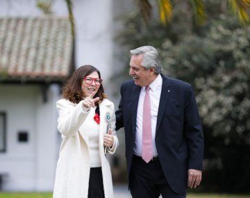 La primera foto de Batakis como ministra de Economía