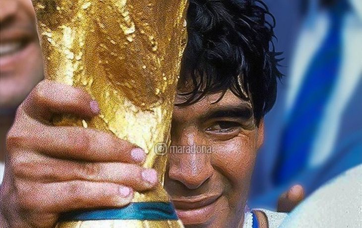 Diego Maradona en el Mundial de México - Crédito: Instagram maradona
