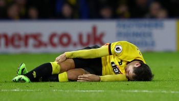 El delantero argentino, desconsolado El delantero argentino, desconsolado