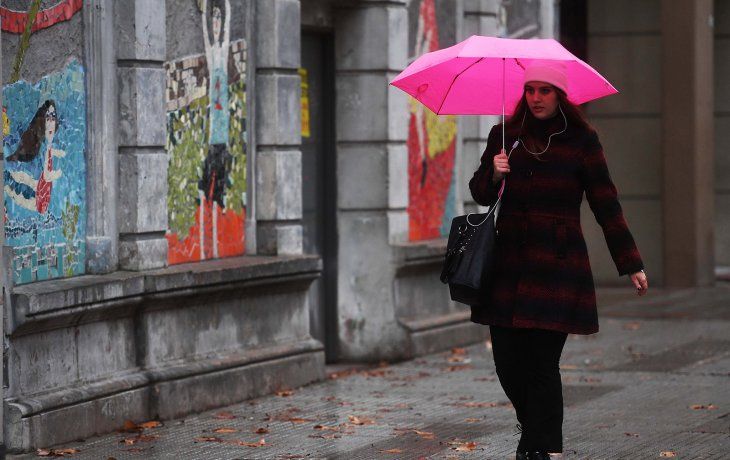 Lluvias y frío en Buenos Aires