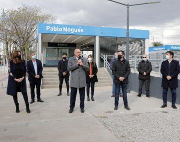 Guerrera inauguró la nueva estación Nogués