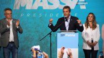 Sergio Massa habló tras imponerse en las elecciones generales. Sergio Massa habló tras imponerse en las elecciones generales.