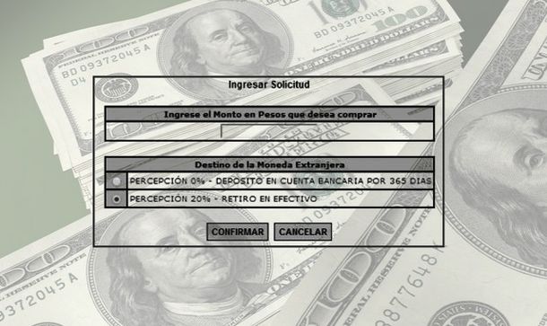 La AFIP habilitó una nueva opción en su sitio para comprar dólares ahorro