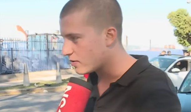 Uno de los implicados en el choque múltiple de Avenida Costanera insultó a un cronista de C5N