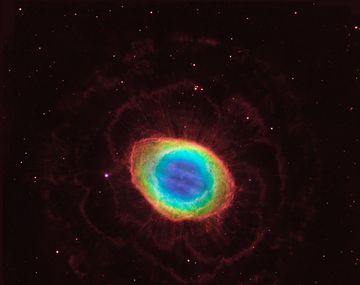 Logran capturar una  alucinante imagen de la Nebulosa del Anillo