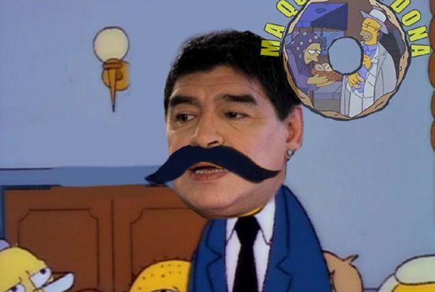 Maradona ridiculizó al veedor de FIFA y estallaron los memes