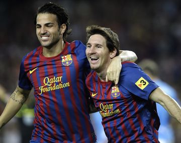 Fábregas es uno de los grandes amigos de Messi en el mundo del fútbol