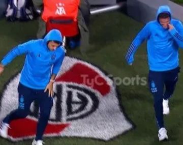 El gesto de Paredes con el escudo de River que nadie vio