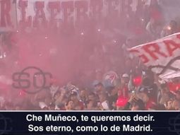 El canto de los hinchas de River para Gallardo: Che Muñeco...
