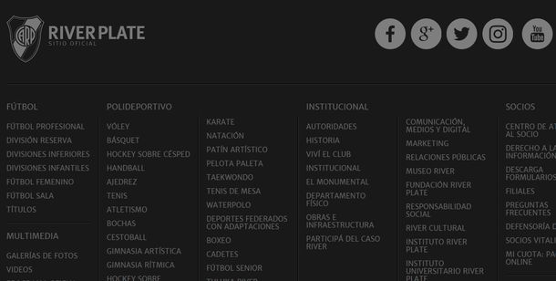 El canal de River en You Tube se encuentra cancelado