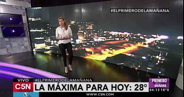 Pronóstico del tiempo en C5N