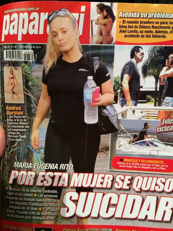 Aparecieron las fotos del ex de María Eugenia Ritó con su nueva novia