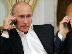 Vladimir Putin y Donald Trump hablan por teléfono Vladimir Putin y Donald Trump hablan por teléfono