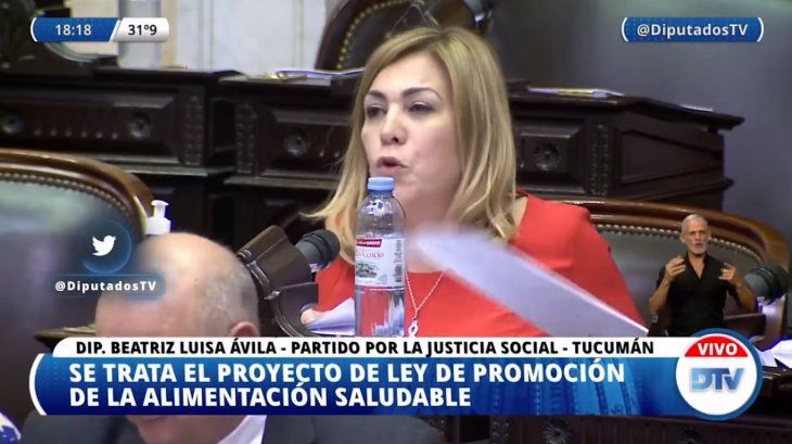 El etiquetado negro remite a la idea de muerte, advirtió una diputada macrista de Tucumán