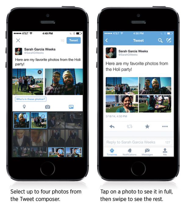 Cada vez más cerca de Facebook: ahora Twitter permite a los usuarios etiquetar las fotos