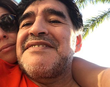 Dalma y Diego Maradona reconciliados