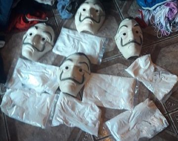 Cayó la banda de la casa de papel: preparaba un golpe con las caretas de la serie