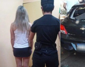Misiones: una mujer destruyó a mazazos el auto de su ex