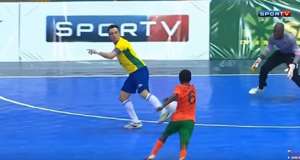 VIDEO: Mirá el golazo de taco que hizo Falcao en futsal