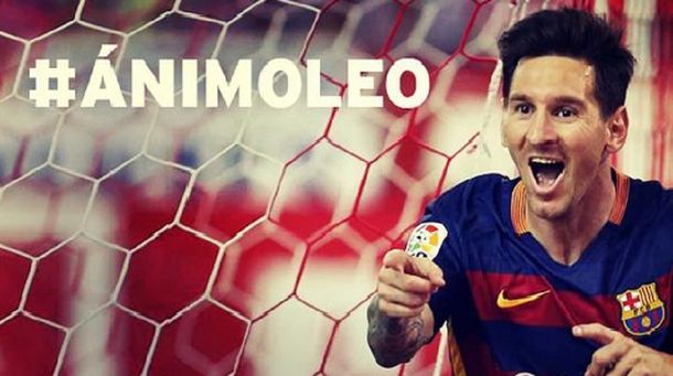 #ÁnimoLeo Barcelona invita a apoyar al crack rosarino en su lesión