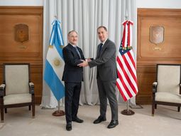 santilli recibio al embajador de estados unidos en casa rosada santilli recibio al embajador de estados unidos en casa rosada