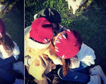 Tiernas fotos de Zaira Nara con su hija y curiosa actitud de Jakob Von Plessen.