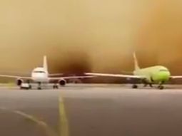 Una impactante tormenta de arena 