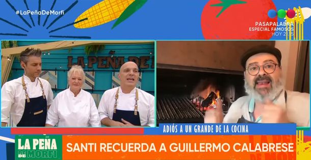 Video: así fue la emotiva despedida a Guillermo Calabrese en La Peña de Morfi