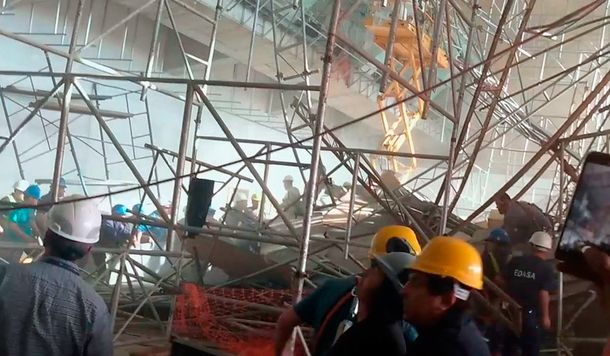 Derrumbe en el aeropuerto de Ezeiza: el Ministerio de Trabajo bonaerense había presentado sanciones contra la obra
