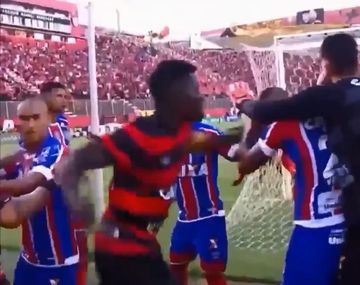 Batalla campal: hizo un gol